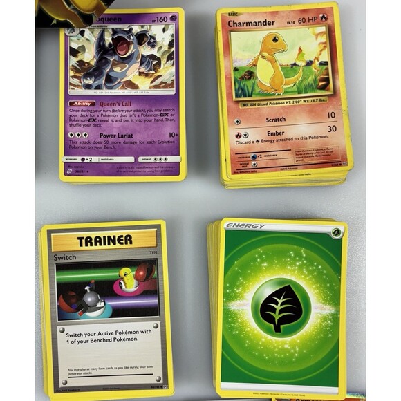Pokémon TCG Trading Card Mixed Lot of 370 Modern Cards in Collectible Tin - Picture 6 of 13